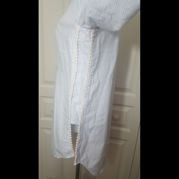 Crown & Ivy blue and white stripe tunic - Picture 4 of 8